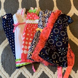 Lot of 6 girls dresses